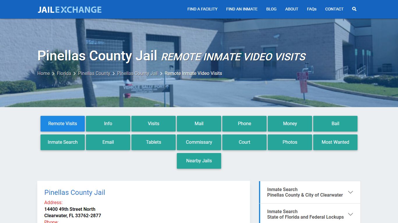 Video Visitation - Pinellas County Jail, FL - Jail Exchange
